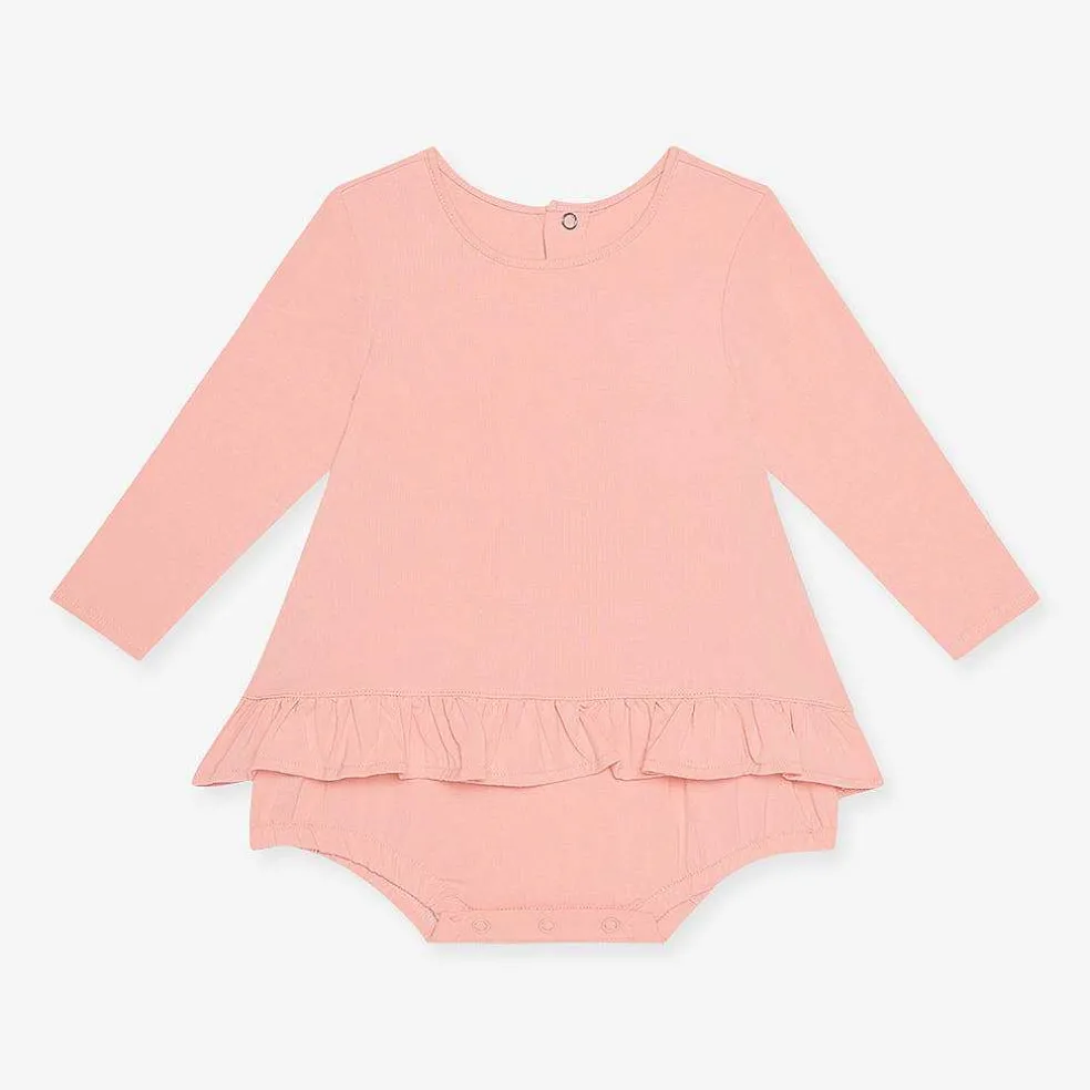 Posh Peanut Long Sleeve Bubble Romper Dress Discount