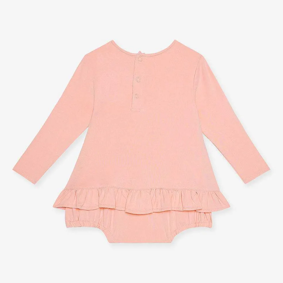 Posh Peanut Long Sleeve Bubble Romper Dress Discount