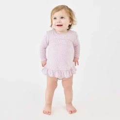 Posh Peanut Long Sleeve Bubble Romper Dress Fashion