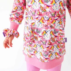 Posh Peanut Long Sleeve Hoodie Sweatshirt Dress Clearance