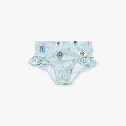 Posh Peanut Long Sleeve Rash Guard Ruffled Bummie Set Sale