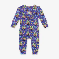 Posh Peanut Long Sleeve Zippered Hooded Romper Best Sale