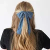 Posh Peanut Luxe Bow Hair Clip Flash Sale