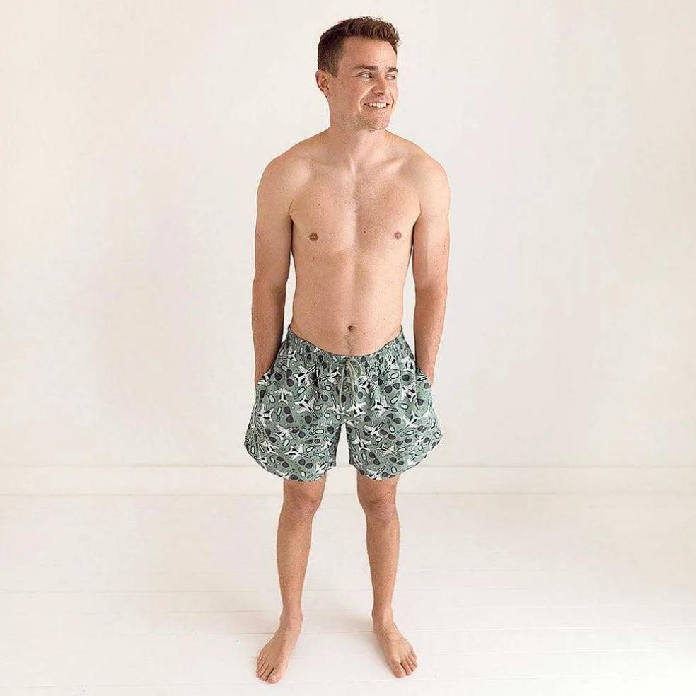 Posh Peanut Men'S Swim Trunks Best Sale