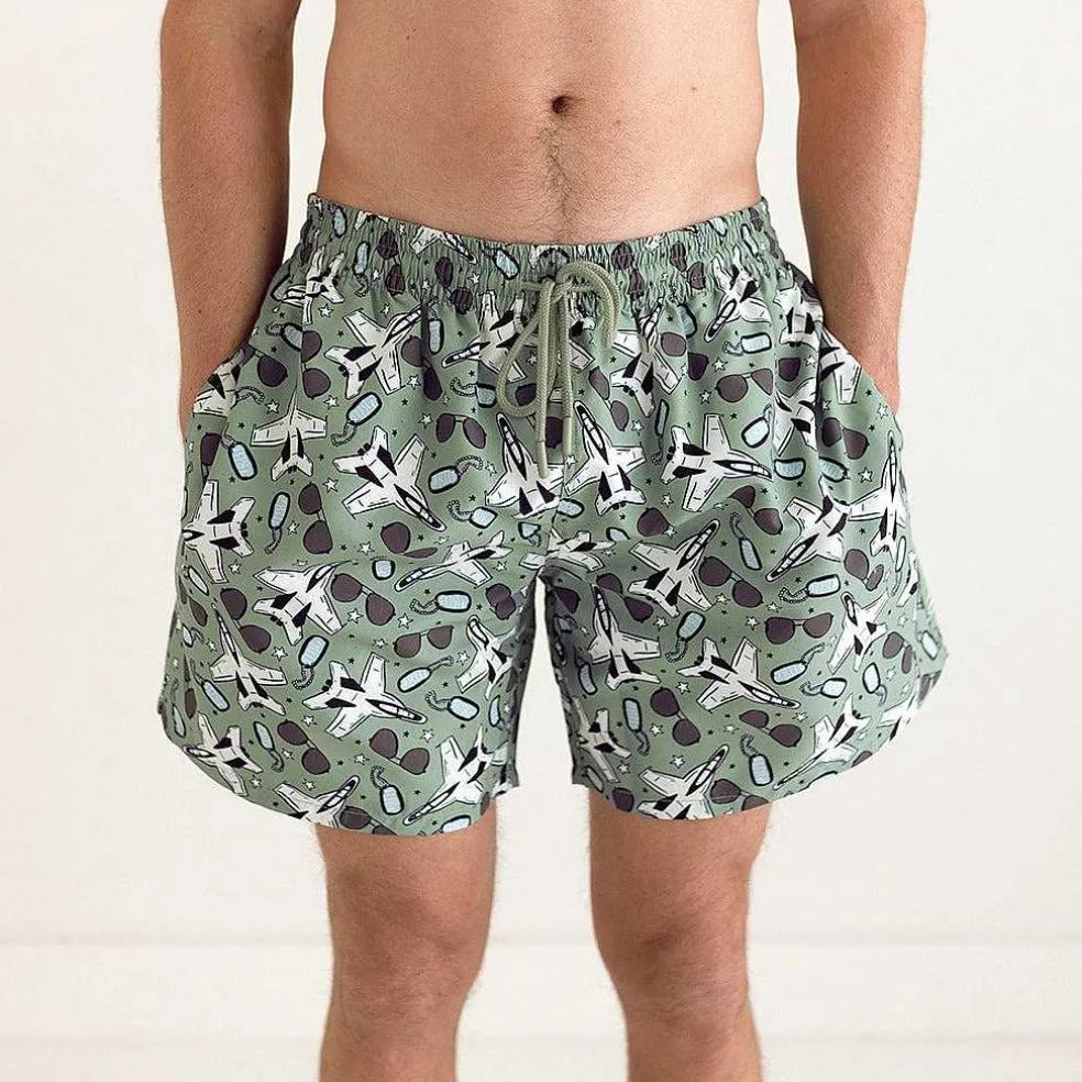 Posh Peanut Men'S Swim Trunks Best Sale