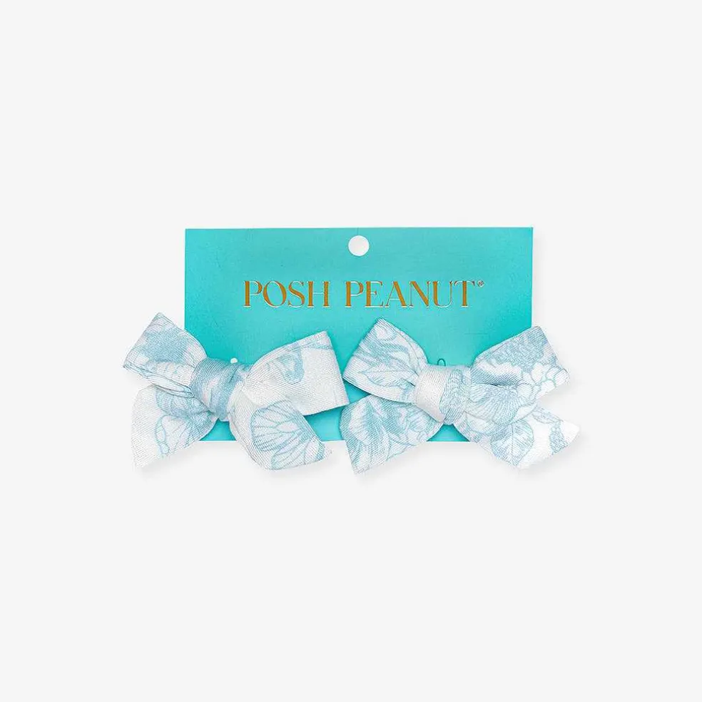 Posh Peanut Mini Bow Hair Clips New