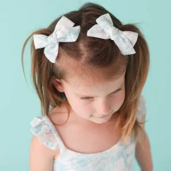Posh Peanut Mini Bow Hair Clips New