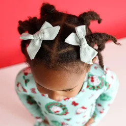 Posh Peanut Mini Bow Hair Clips Clearance