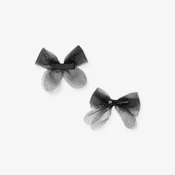 Posh Peanut Mini Tulle Bow Hair Clips Flash Sale