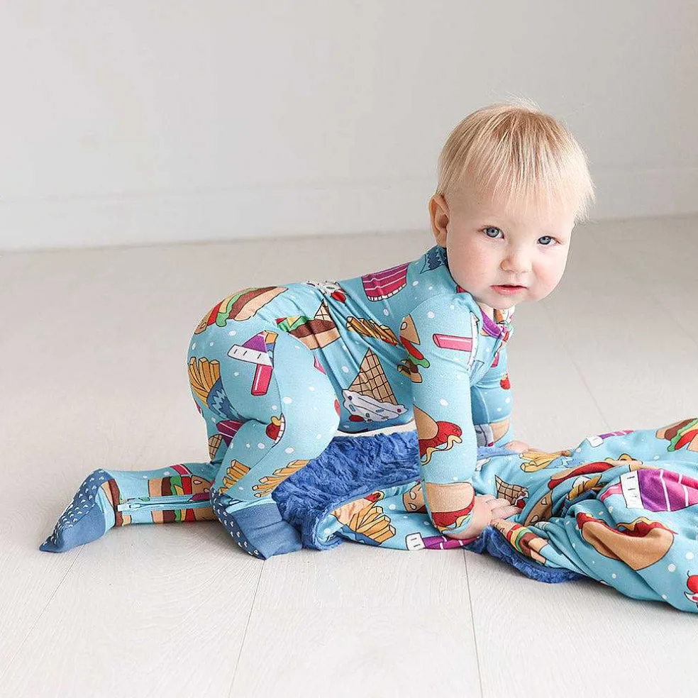 Posh Peanut Minky Luxette Patoo® Blanket Outlet