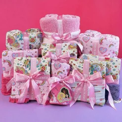 Posh Peanut Minky Ruffled Luxette Patoo® Blanket New