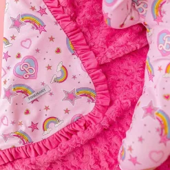 Posh Peanut Minky Ruffled Luxette Patoo® Blanket New