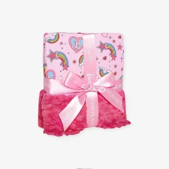 Posh Peanut Minky Ruffled Luxette Patoo® Blanket New