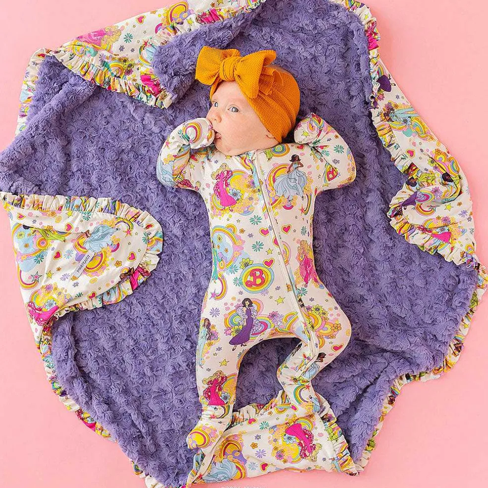 Posh Peanut Minky Ruffled Luxette Patoo® Blanket Online