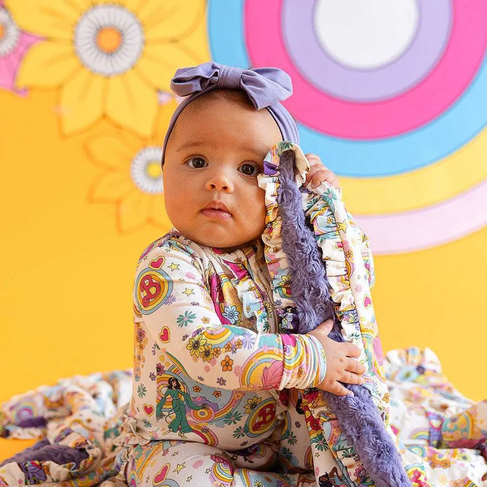 Posh Peanut Minky Ruffled Luxette Patoo® Blanket Online