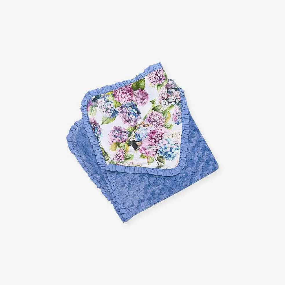 Posh Peanut Minky Ruffled Luxette Patoo® Blanket Clearance