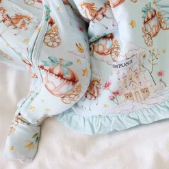 Posh Peanut Minky Ruffled Luxette Patoo® Blanket Sale