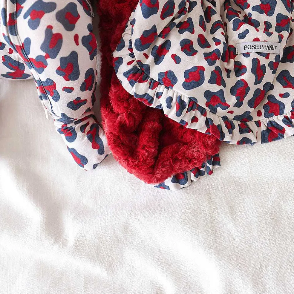 Posh Peanut Minky Ruffled Luxette Patoo® Blanket Outlet
