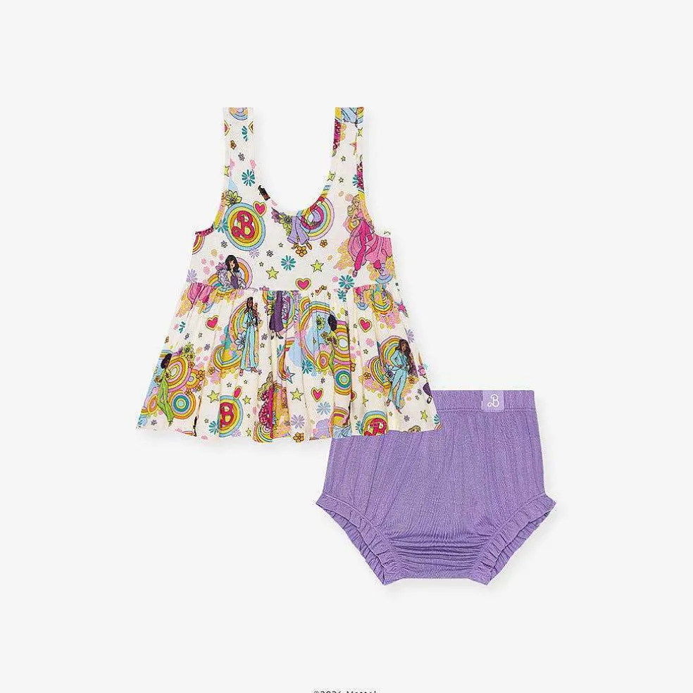 Posh Peanut Peplum Bummie Set Sale