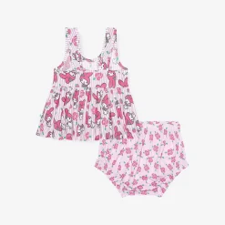 Posh Peanut Peplum Bummie Set Cheap