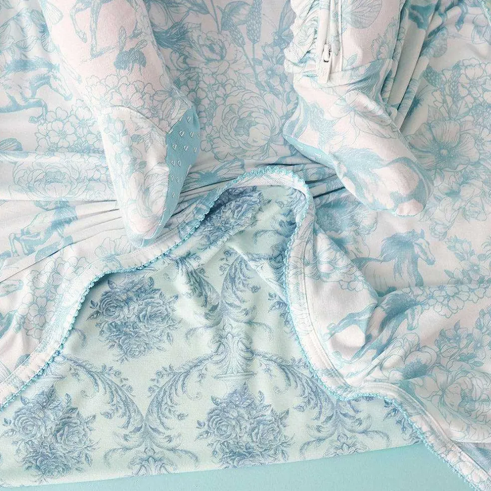 Posh Peanut Picot Patoo® Blanket Hot
