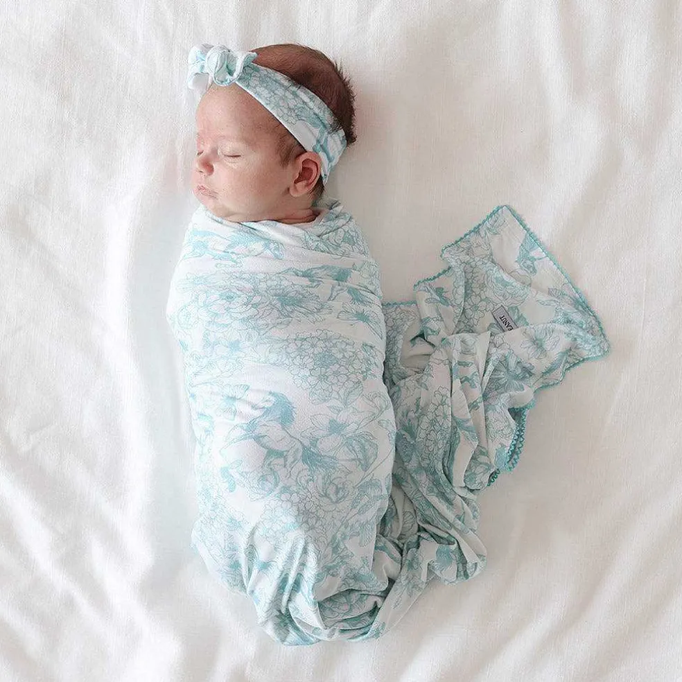 Posh Peanut Picot Swaddle Set Outlet