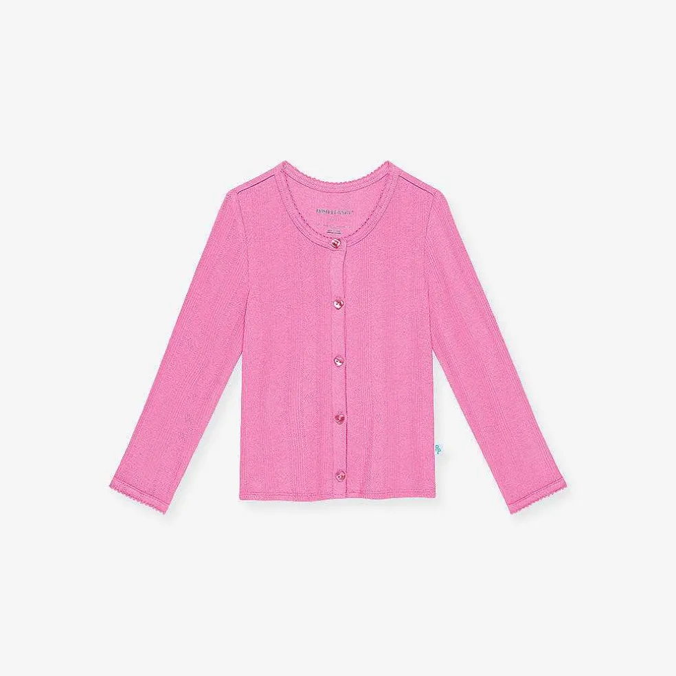 Posh Peanut Pointelle Cardigan Sale
