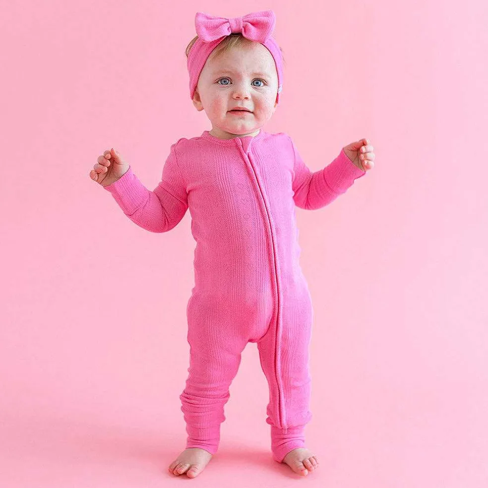 Posh Peanut Pointelle Convertible One Piece New