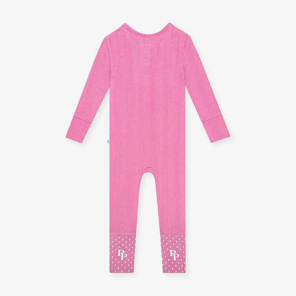 Posh Peanut Pointelle Convertible One Piece New