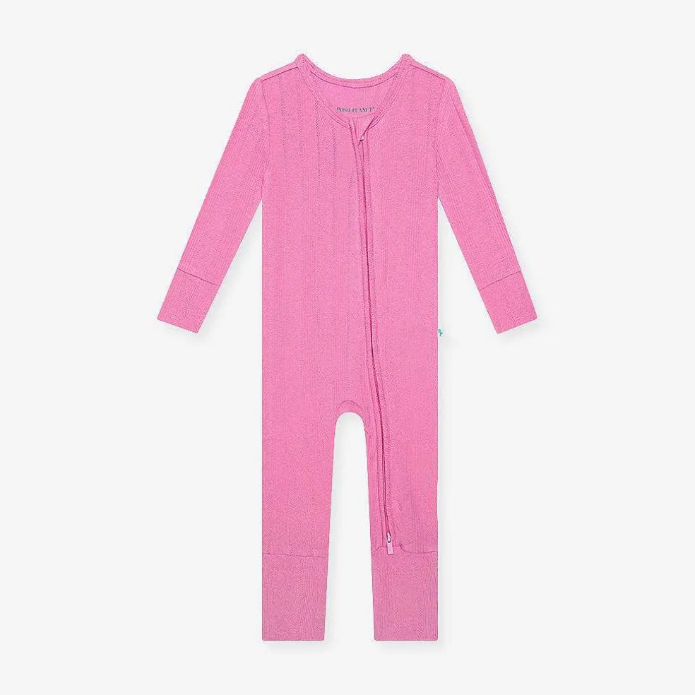 Posh Peanut Pointelle Convertible One Piece New