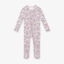 Posh Peanut Pointelle Footie Ruffled Zippered One Piece Best