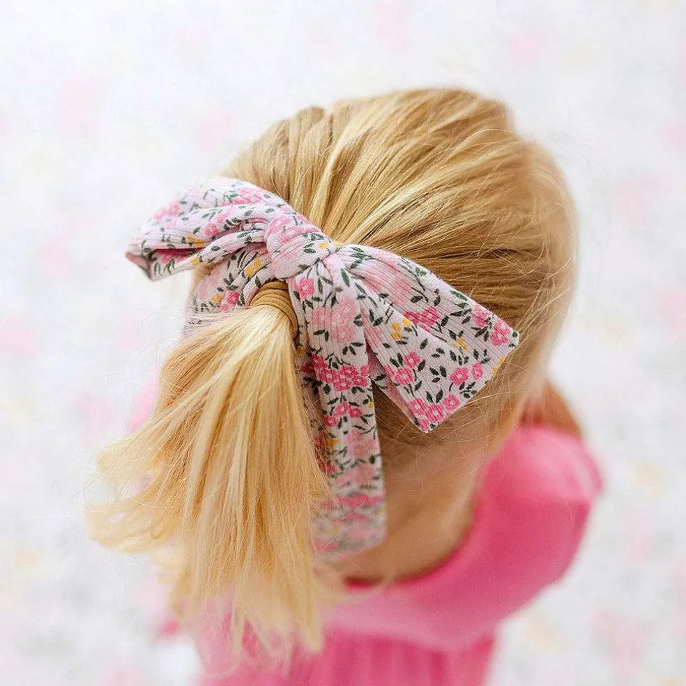 Posh Peanut Pointelle Luxe Bow Hair Clip Best