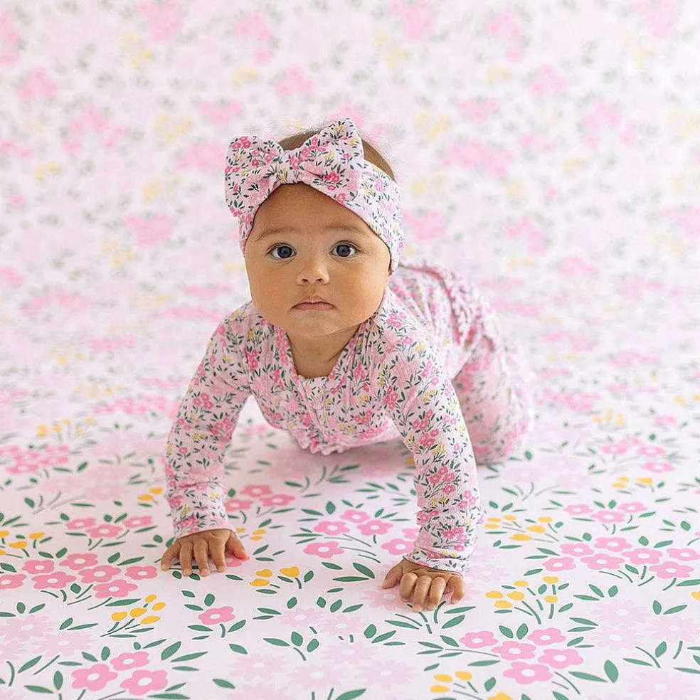 Posh Peanut Pointelle Luxe Bow Headwrap Fashion