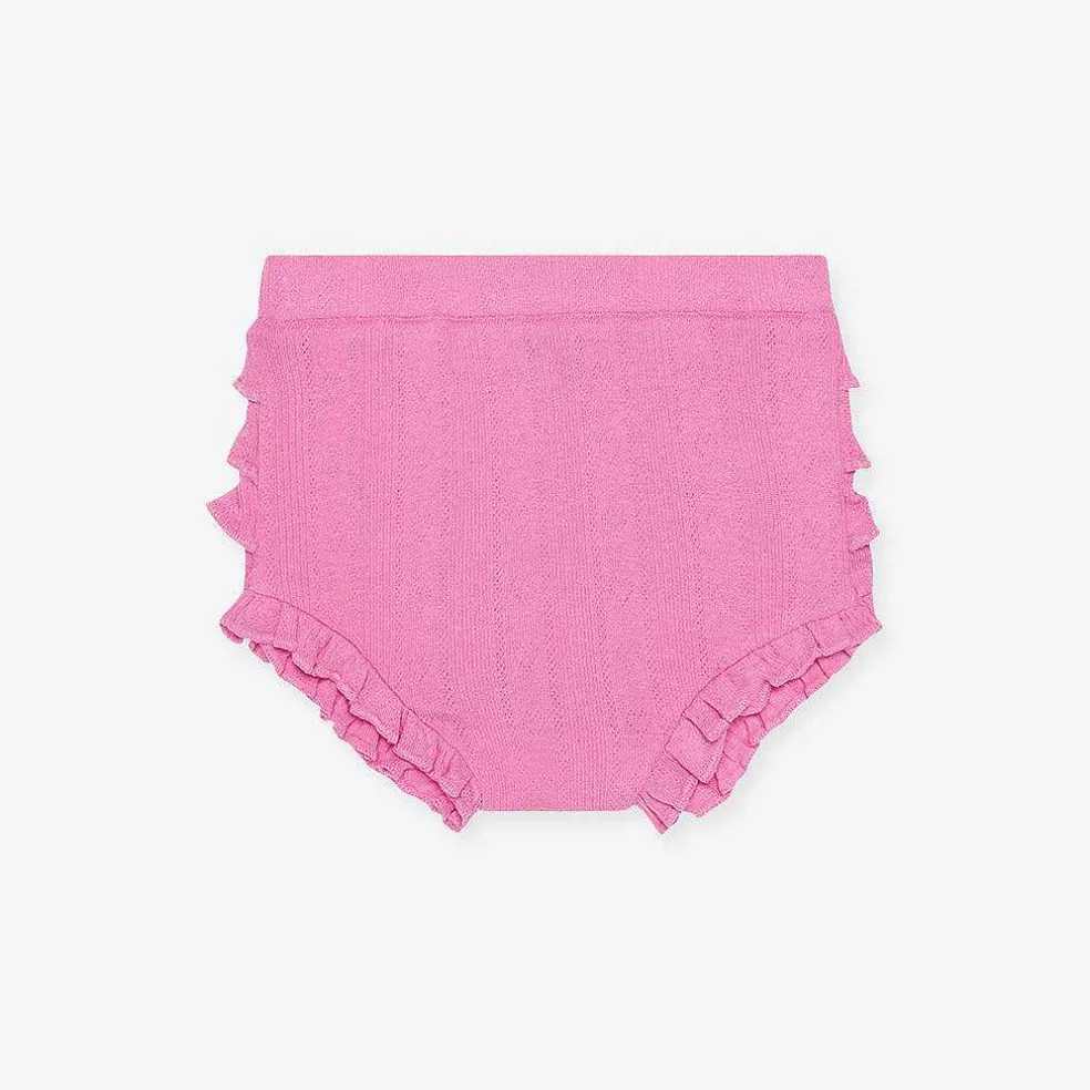 Posh Peanut Pointelle Peplum Bummie Set Cheap