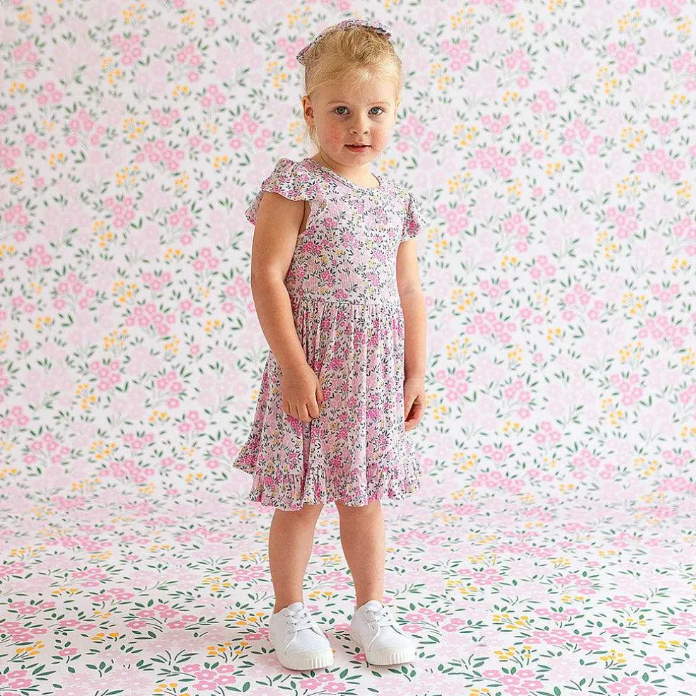 Posh Peanut Pointelle Ruffled Twirl Dress Outlet