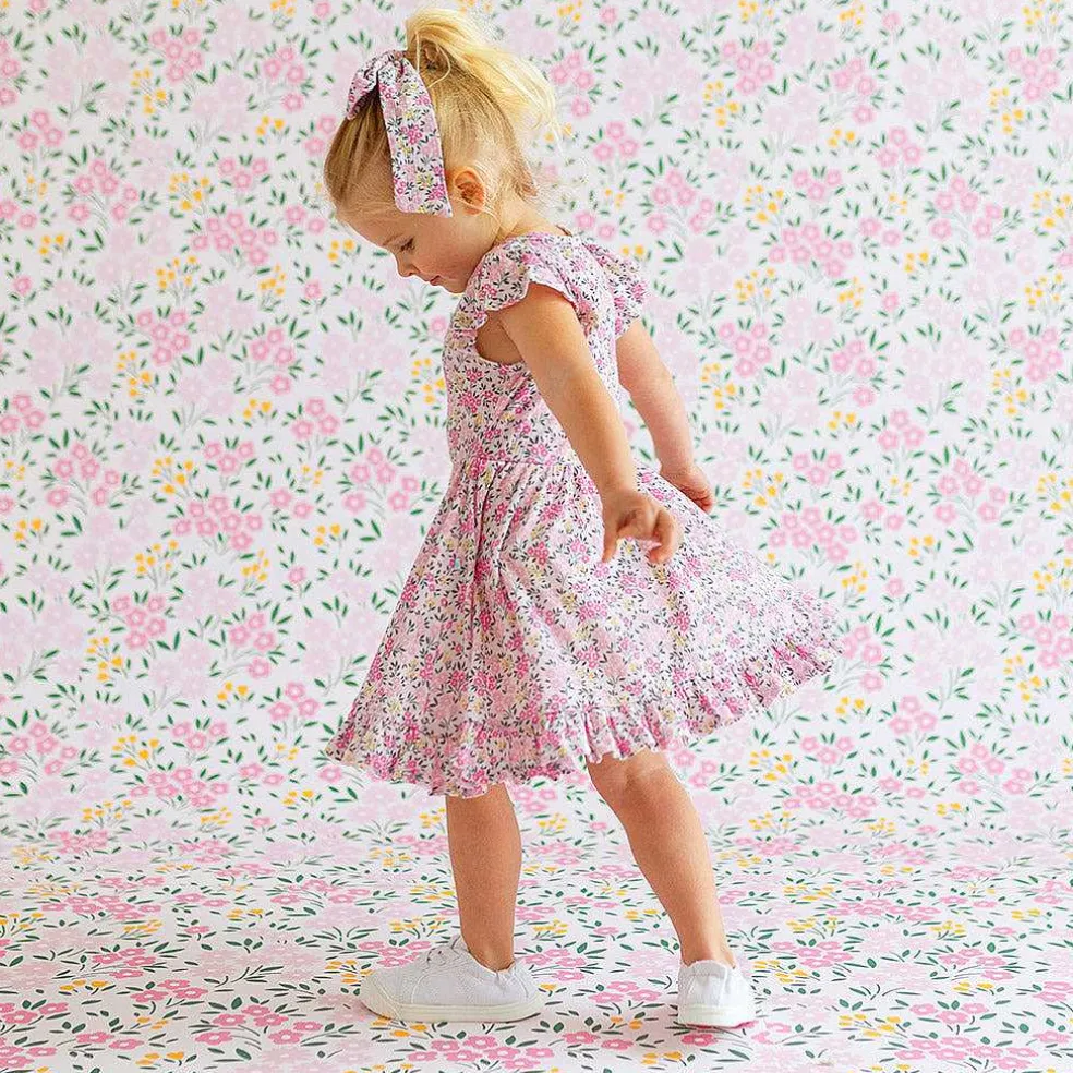 Posh Peanut Pointelle Ruffled Twirl Dress Outlet
