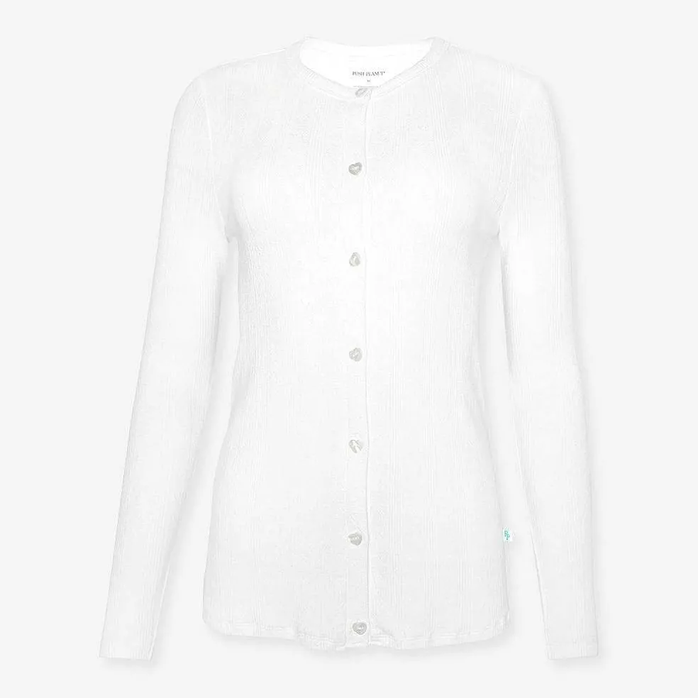Posh Peanut Pointelle Women'S Cardigan Online
