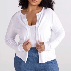 Posh Peanut Pointelle Women'S Cardigan Online