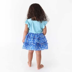 Posh Peanut Poplin Ruffled Mini Skirt Outlet