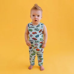 Posh Peanut Racerback Romper Fashion