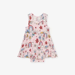 Posh Peanut Racerback Ruffled Bodysuit Dress Cheap