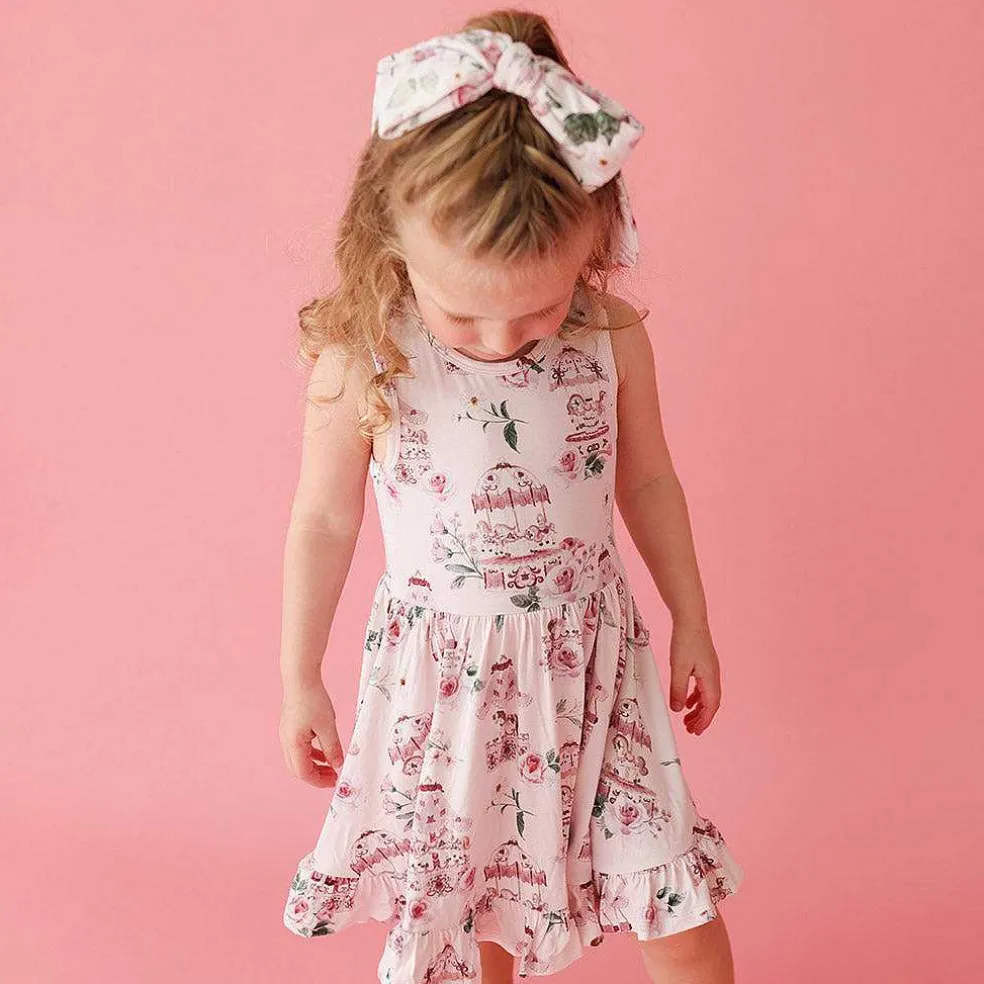 Posh Peanut Racerback Ruffled Twirl Dress Sale