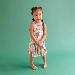 Posh Peanut Racerback Ruffled Twirl Dress Store