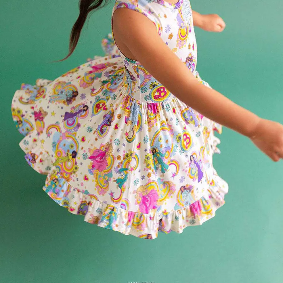 Posh Peanut Racerback Ruffled Twirl Dress Store