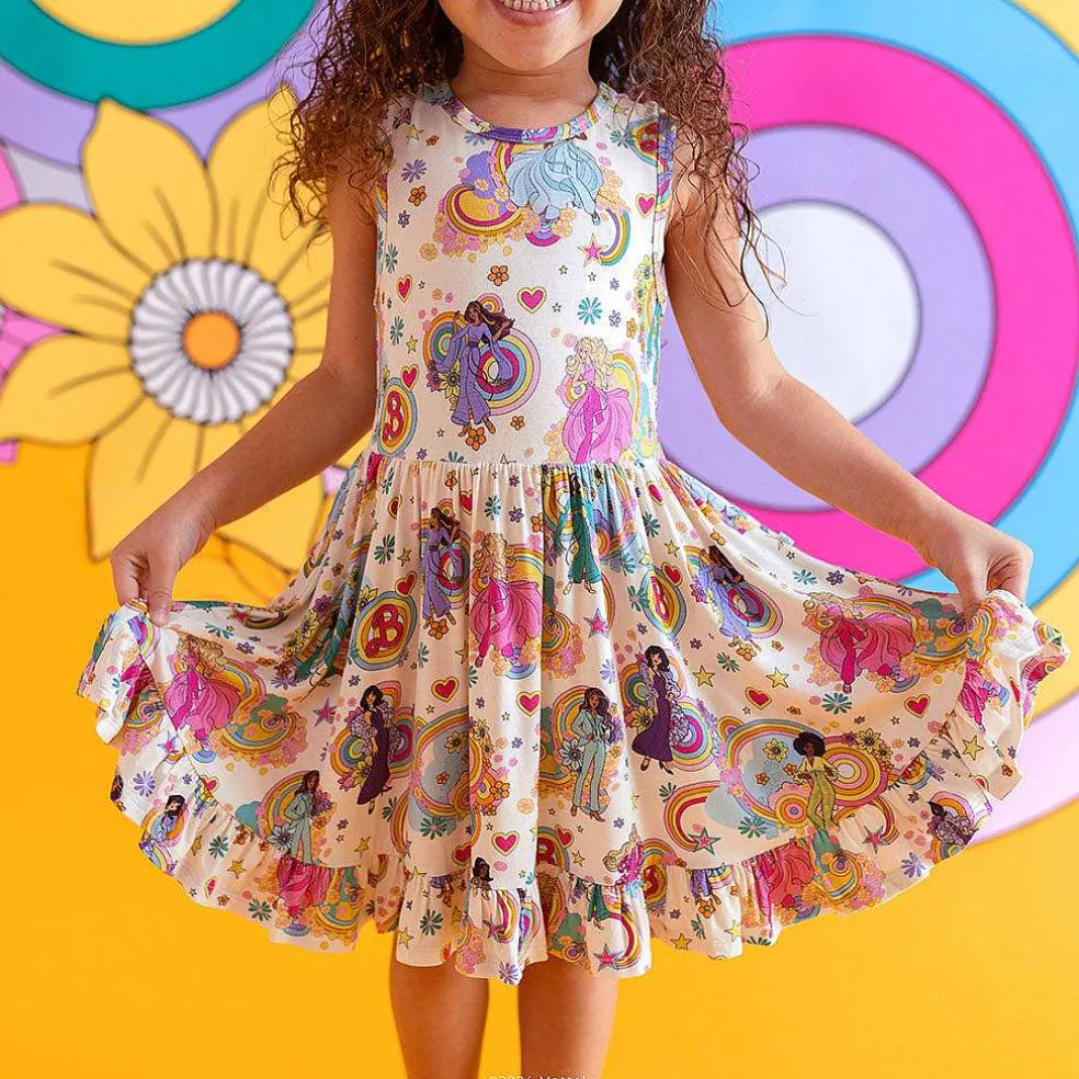 Posh Peanut Racerback Ruffled Twirl Dress Store