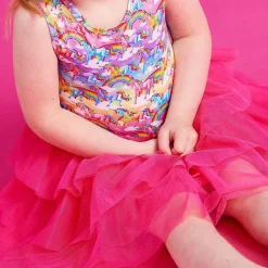 Posh Peanut Racerback Tulle Dress Cheap