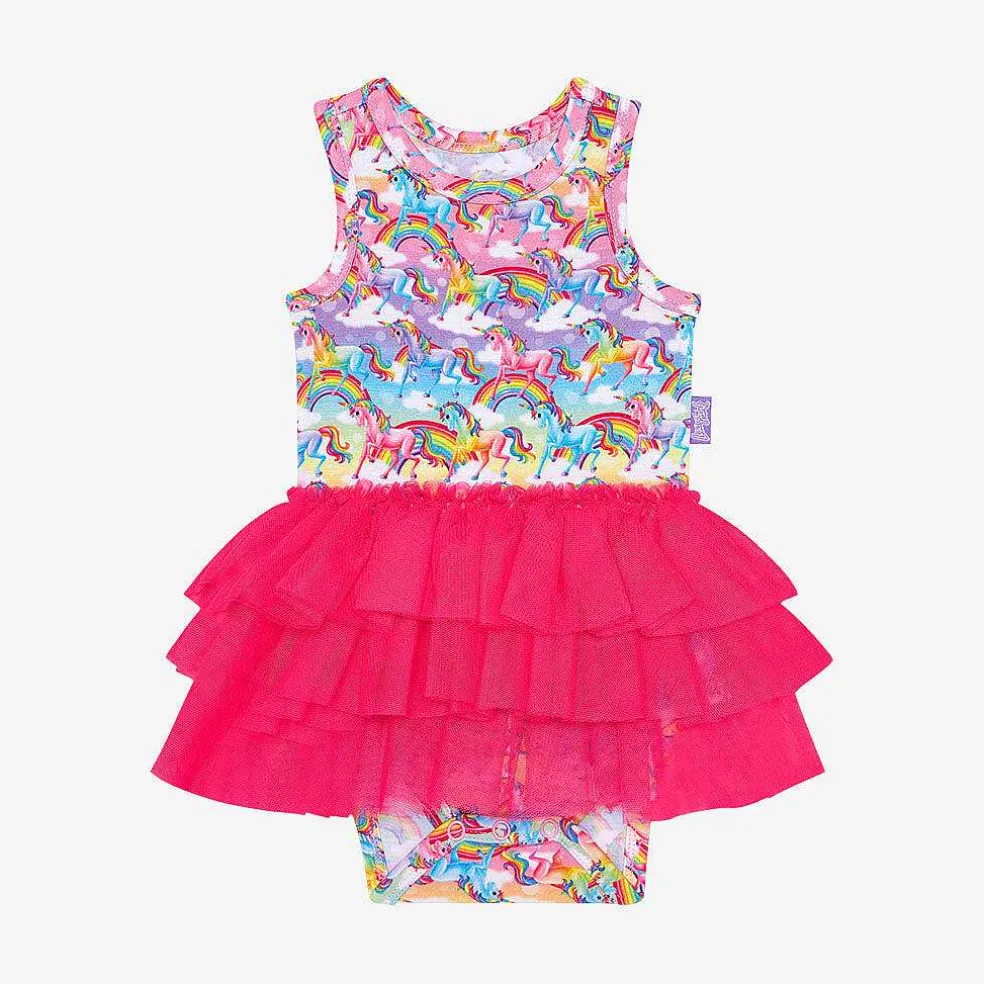 Posh Peanut Racerback Tulle Skirt Bodysuit Shop