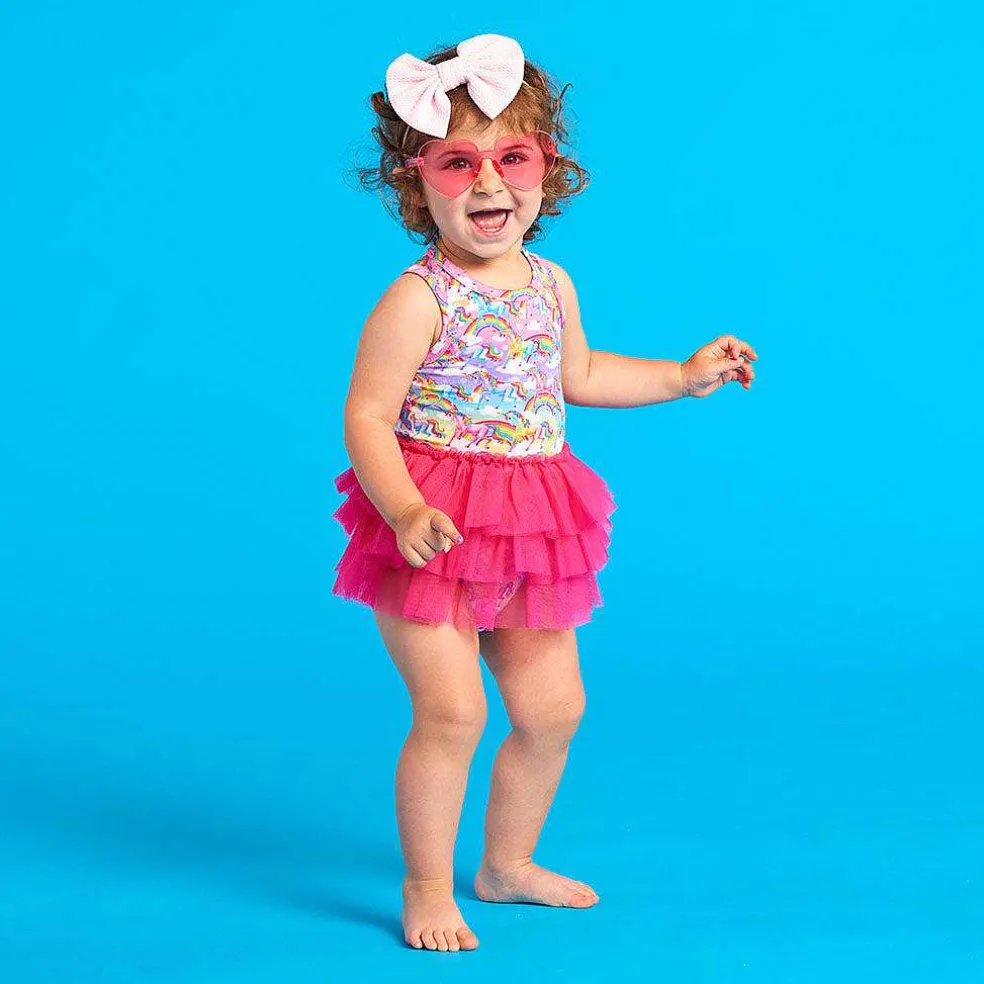Posh Peanut Racerback Tulle Skirt Bodysuit Shop