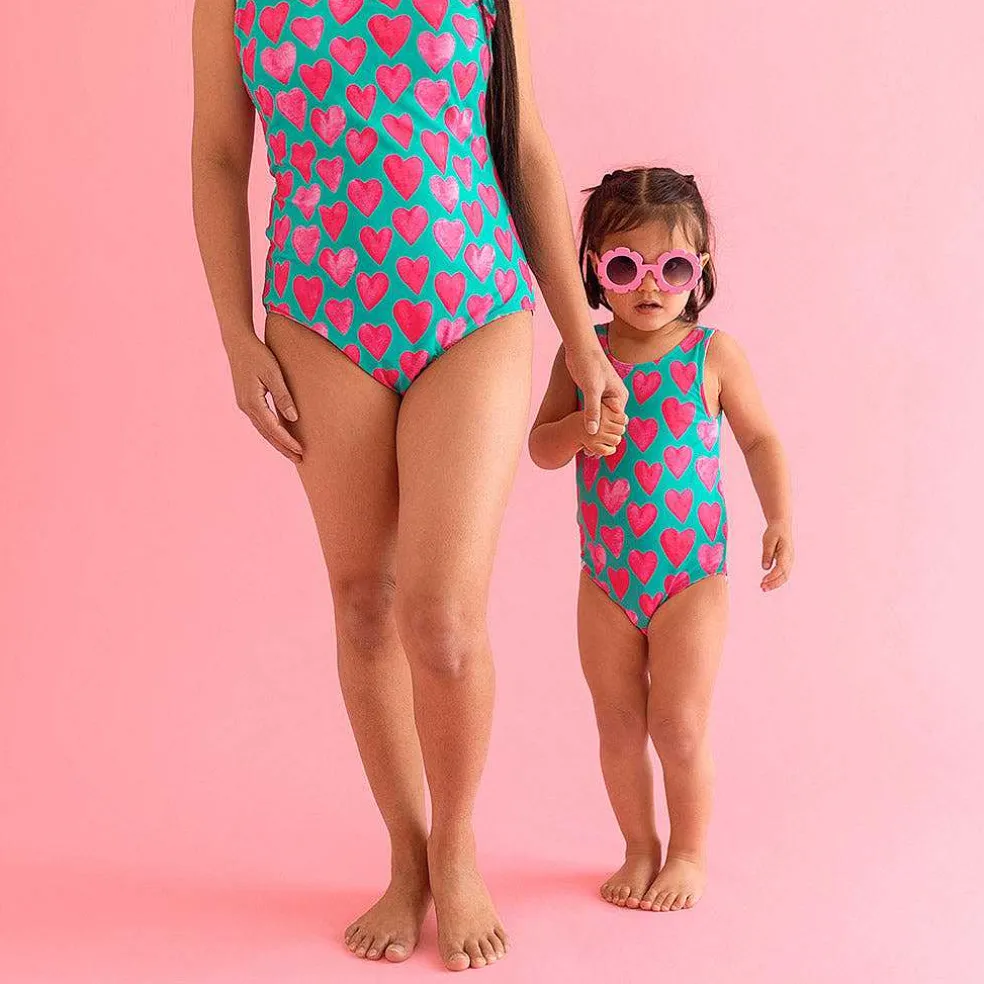Posh Peanut Reversible One Piece Swimsuit Cheap