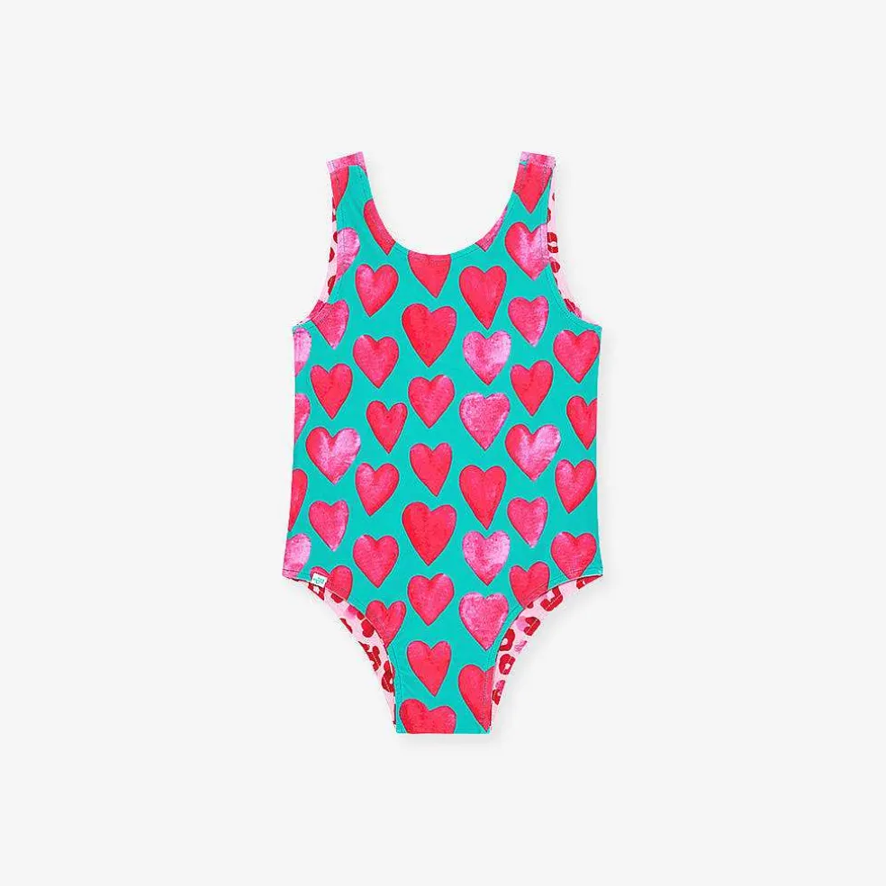Posh Peanut Reversible One Piece Swimsuit Cheap